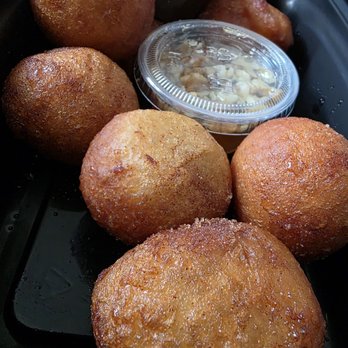 Cava Mezze - Olney - Greek Donuts with Honey and Walnuts, plus Chocolate to drizzle. April 2026. - Mediterranean Near Me - Olney, Maryland Cava Mezze - Olney - Greek Donuts with Honey and Walnuts, plus Chocolate to drizzle. April 2026. - Mediterranean Near Me - Olney, Maryland