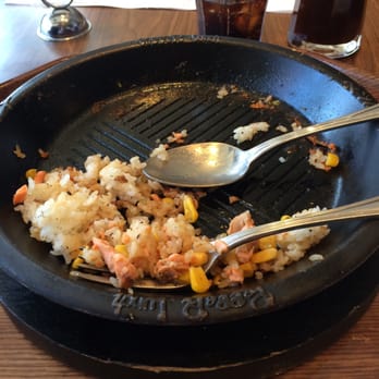 Pepper Lunch - Salmon and smoking hot plate - Japanese Near Me - Richmond, British Columbia