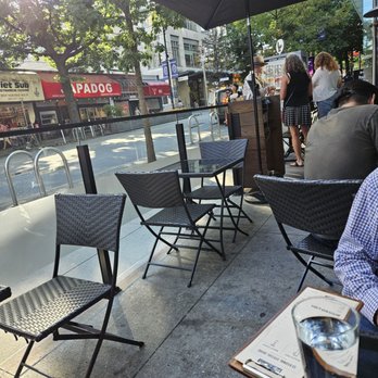 JINYA Ramen Bar - Vancouver Downtown - Outdoor sidewalk side seating. - Ramen Near Me - Vancouver, British Columbia JINYA Ramen Bar - Vancouver Downtown - Outdoor sidewalk side seating. - Ramen Near Me - Vancouver, British Columbia