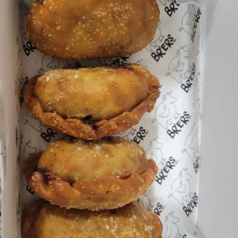 Br'ers Bbq - Empanadas 2/5 Only liked the dough. Filling was too spicy and it took over in an unpleasant way. - Barbeque Near Me - Bedford Hills, New York Br'ers Bbq - Empanadas 2/5 Only liked the dough. Filling was too spicy and it took over in an unpleasant way. - Barbeque Near Me - Bedford Hills, New York