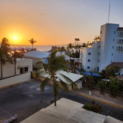 Occidental - The sun setting from our view