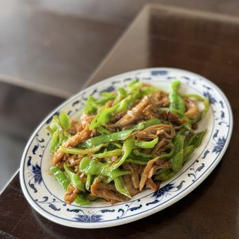 Pulau Pinang - Sautéed Intestine w. Jalapeno 牛角椒炒大肠 - Malaysian Near Me - Elmhurst, New York Pulau Pinang - Sautéed Intestine w. Jalapeno 牛角椒炒大肠 - Malaysian Near Me - Elmhurst, New York