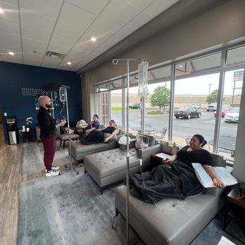 Restore Hyper Wellness - Clients receiving an IV Drip Therapy - IV Hydration Near Me - Blaine, Minnesota Restore Hyper Wellness - Clients receiving an IV Drip Therapy - IV Hydration Near Me - Blaine, Minnesota