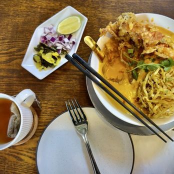 Thaprachan Thai Cuisine - Soft Shell Crab Khao Soi (New) Soft Shell Crab Khao Soi (New) - Thai Near Me - Seattle, Washington Thaprachan Thai Cuisine - Soft Shell Crab Khao Soi (New) Soft Shell Crab Khao Soi (New) - Thai Near Me - Seattle, Washington