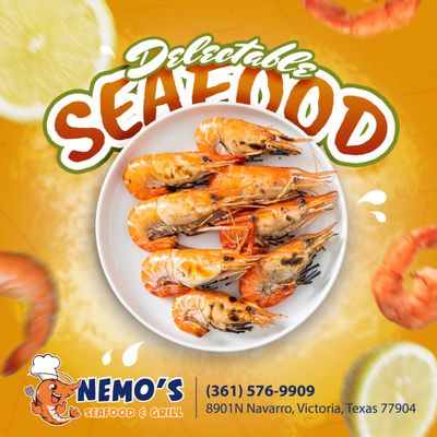 Menu photo 1 Nemo's Seafood and Grill Victoria, TX Menu photo 1 Nemo's Seafood and Grill Victoria, TX
