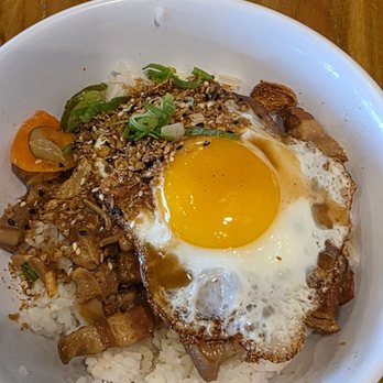 Egghead Cafe - Pork Belly Bowl - Coffee & Tea Near Me - Honolulu, Hawaii