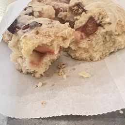 Strawberry rhubarb scone Strawberry rhubarb scone