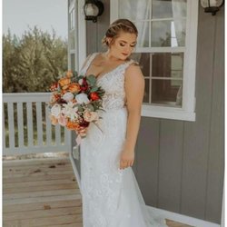 Gathering At The Farm - Front porch of our Bride's dressing room