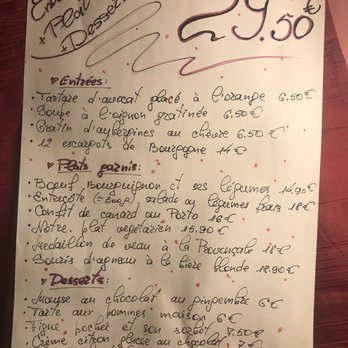 Les Fêtes Galantes - Menu - French Near Me - Paris, 75