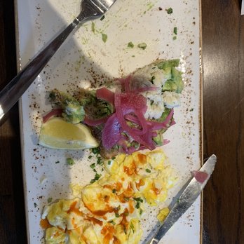 First Watch - Avocado & crab meat toast - Breakfast & Brunch Near Me - Cypress, Texas First Watch - Avocado & crab meat toast - Breakfast & Brunch Near Me - Cypress, Texas