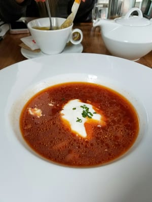 Photo of Bistro Santinka - Praha, PR, CZ. Soup