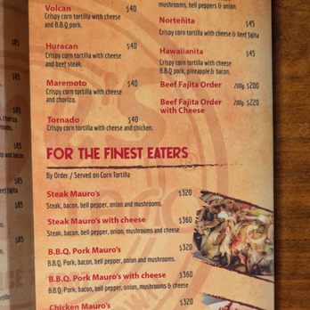 Pepe's Taco - Menu - Mexican Near Me - Puerto Vallarta, JAL