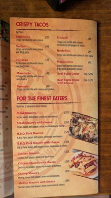 Menu photo 5 Pepe's Taco Puerto Vallarta, JAL