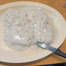 a plate of food with gravy a plate of food with gravy