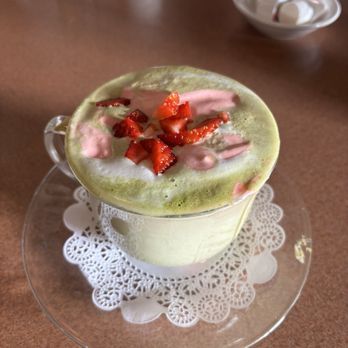 Sunrise Café - Hot strawberry Matcha - Breakfast & Brunch Near Me - Reno, Nevada Sunrise Café - Hot strawberry Matcha - Breakfast & Brunch Near Me - Reno, Nevada