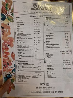 Menu photo 3 Bloom Cafe Staten Island, NY