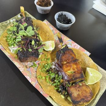 Ramen Del Barrio - wagyu taco and pork belly taco - Ramen Near Me - Austin, Texas Ramen Del Barrio - wagyu taco and pork belly taco - Ramen Near Me - Austin, Texas