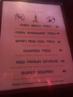 Menu photo 6 Año Del Gallo Oglesby, IL
