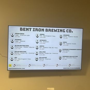 Bent Iron Brewing - Seasonal menu. - Breweries Near Me - Hamilton Township, New Jersey Bent Iron Brewing - Seasonal menu. - Breweries Near Me - Hamilton Township, New Jersey