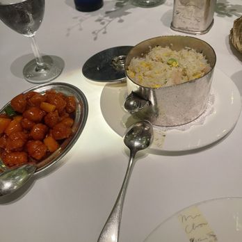 Mr. Chow - Sweet and sour chicken & shrimp fried rice - Chinese Near Me - Miami Beach, Florida Mr. Chow - Sweet and sour chicken & shrimp fried rice - Chinese Near Me - Miami Beach, Florida