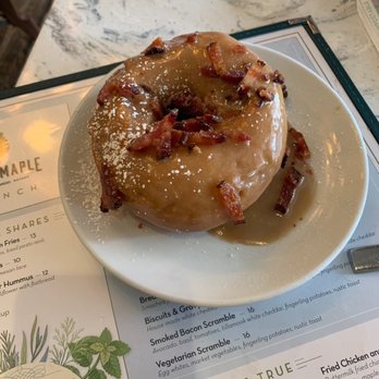Great Maple - Famous maple bacon doughnuts. - New American Near Me - Newport Beach, California Great Maple - Famous maple bacon doughnuts. - New American Near Me - Newport Beach, California