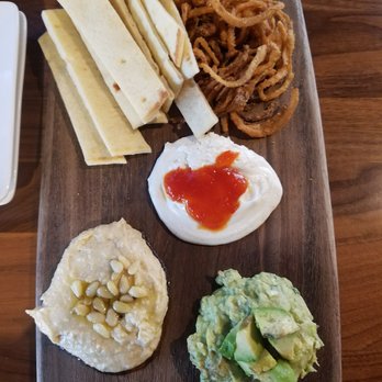 BRU Burger Bar - Cincinnati - Triple Dip Appetizer - excellent spread of flavors! - Burgers Near Me - Cincinnati, Ohio