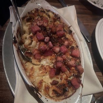 Au Cheval - Bacon & Black Pepper Mac & Cheese - Burgers Near Me - New York, New York Au Cheval - Bacon & Black Pepper Mac & Cheese - Burgers Near Me - New York, New York