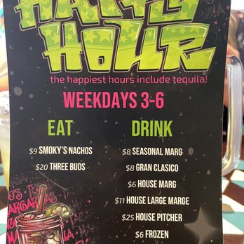 Condado Tacos - Happy Hour menu - Tacos Near Me - Knoxville, Tennessee