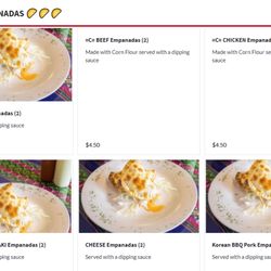 Gigi's Empanadas - Page 2 of menu