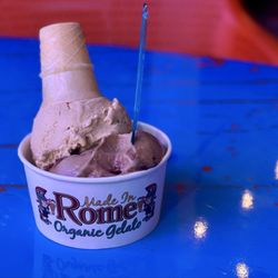 Made in Rome Organic Gelato - Two scoops in a cup - delicious!!!