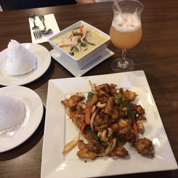 Charm Thai Kitchen and Sushi Bar - Prik Pao Chicken and Green Curry. - Sushi Bars Near Me - Mobile, Alabama Charm Thai Kitchen and Sushi Bar - Prik Pao Chicken and Green Curry. - Sushi Bars Near Me - Mobile, Alabama