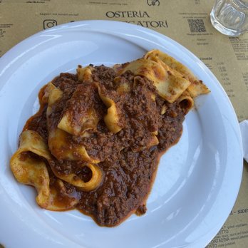 Osteria de' Peccatori - Pappardelle Al Ragu' Toscano - Pizza Near Me - Florence, FI Osteria de' Peccatori - Pappardelle Al Ragu' Toscano - Pizza Near Me - Florence, FI