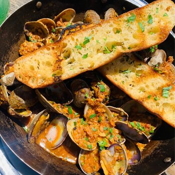 Fish - Chefs special- clams, sausage, bread - Seafood Near Me - Sausalito, California