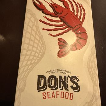 Dons Seafood- Hammond - Menu - Seafood Near Me - Hammond, Louisiana