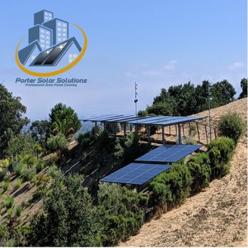Porter Solar Solutions - 8 Sunpower pole mount solar arrays in Saratoga, CA - Solar Panel Cleaning Near Me Porter Solar Solutions - 8 Sunpower pole mount solar arrays in Saratoga, CA - Solar Panel Cleaning Near Me