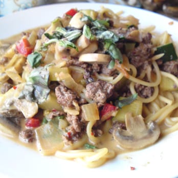 Mango Medley - coconut-lime spaghetti with Ground Beef... So FULL !!! - Asian Fusion Near Me - San Francisco, California Mango Medley - coconut-lime spaghetti with Ground Beef... So FULL !!! - Asian Fusion Near Me - San Francisco, California