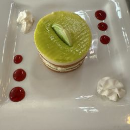 Key lime mousse dessert