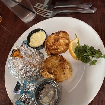 Rustic Tavern - Twin Broiled Crab Cake dinner! - Seafood Near Me - Carlisle, Pennsylvania Rustic Tavern - Twin Broiled Crab Cake dinner! - Seafood Near Me - Carlisle, Pennsylvania
