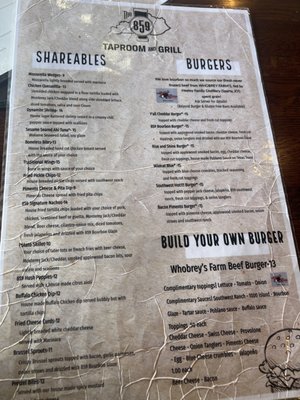 Menu photo 8 The 859 Taproom and Grill Florence, KY