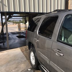 Git-R-Done - Total rip off. Car wash started up with pre soak then stopped!  Left dirtier than when I got there