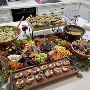 Catering By Gigi - Grazing table with added bites, sandwiches & salads - Caterers Near Me Catering By Gigi - Grazing table with added bites, sandwiches & salads - Caterers Near Me