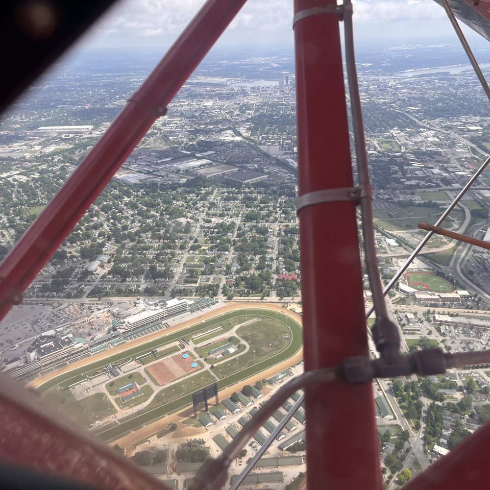 Classic Biplane Tours - Churchill Downs - Aerial Tours Near Me - Bardstown, Kentucky