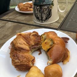 Jp Donuts & Coffee - The Ham, Cheese, & Egg Croissant is legit.