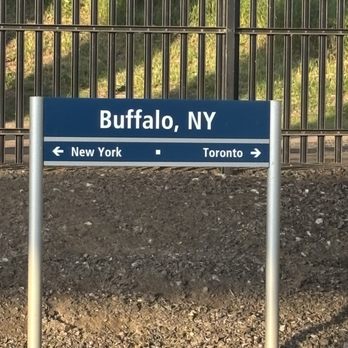 Amtrak - Sign - Bus Stations Near Me - Buffalo, New York