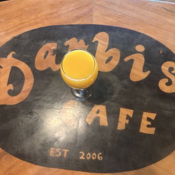 Darbi's Cafe - Peach mimosa - American Near Me - Pinetop, Arizona