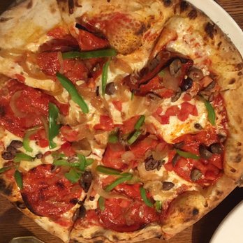 Fat Olives - Farmer's pizza with pepperoni - Pizza Near Me - Flagstaff, Arizona