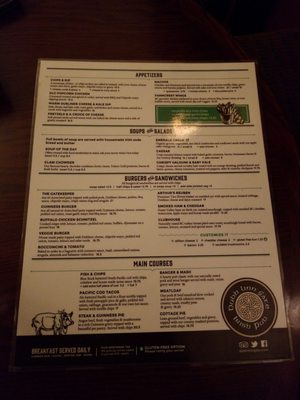 Menu photo 6 Dubh Linn Gate Whistler, BC