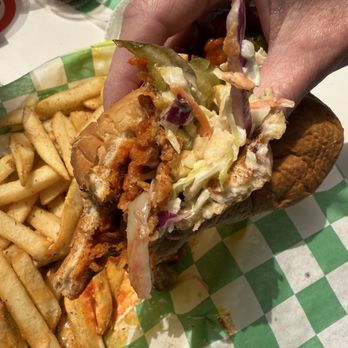 Sun Of A Vegan - Another view of the Oyster Po' Boy - Vegan Near Me - Memphis, Tennessee Sun Of A Vegan - Another view of the Oyster Po' Boy - Vegan Near Me - Memphis, Tennessee