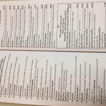 Thailand Restaurant - To go menu - Thai Near Me - Modesto, California