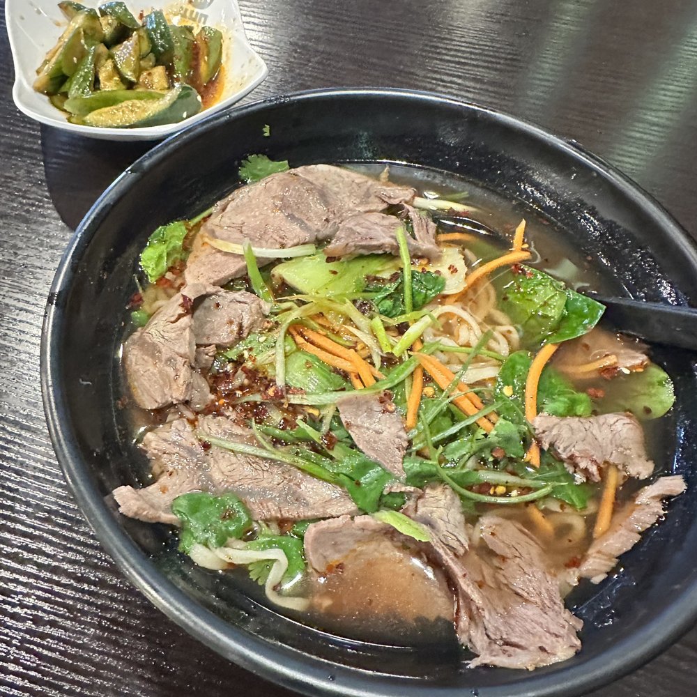Fun Noodle Bar - 32. Beef Noodle Soup in Spicy Broth 1. Spicy Baby Cucumber - Chinese Near Me - Albuquerque, New Mexico Fun Noodle Bar - 32. Beef Noodle Soup in Spicy Broth 1. Spicy Baby Cucumber - Chinese Near Me - Albuquerque, New Mexico